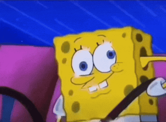 SpongeBob SquarePants Becoming Crazy Driver GIF