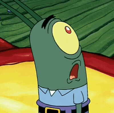 SpongeBob SquarePants Cartoon Character With Mouth Open GIF