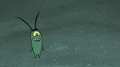 SpongeBob SquarePants Character With Open Mouth And Tongue Out GIF