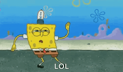 Spongebob Squarepants Dancing Saying Lol GIF