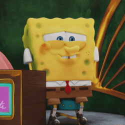 Spongebob Squarepants Floating Water Heats GIF