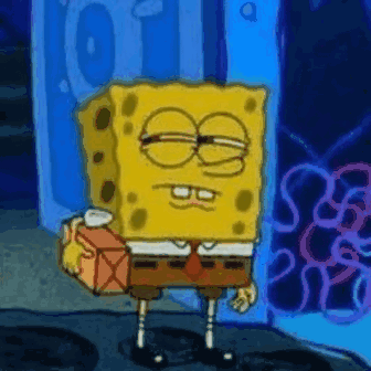 Spongebob Squarepants From Spongebob Squarepants Is Holding A Box On His Shoulder . GIF