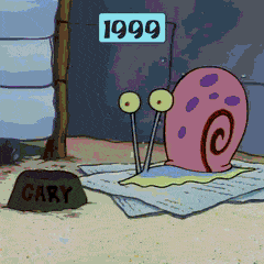 SpongeBob SquarePants Gary Decades GIF