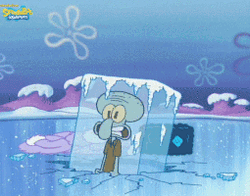 Spongebob Squarepants Got Freeze GIF