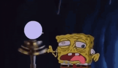 SpongeBob SquarePants Holding Purple Ball GIF