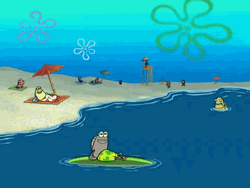 SpongeBob SquarePants In A Submarine GIF