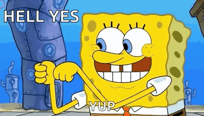 Spongebob Squarepants Is Giving A Thumbs Up Sign . GIF