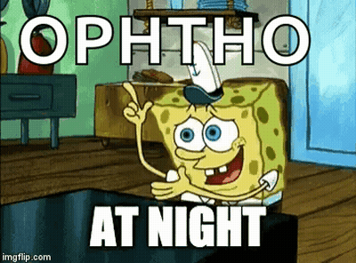 Spongebob Squarepants Is Sitting On A Couch In A Living Room And Pointing Up At The Sky . GIF