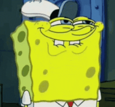Spongebob Squarepants Is Wearing A Hat And A Tie . GIF