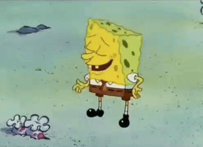 Spongebob Squarepants Laughing In Sand GIF