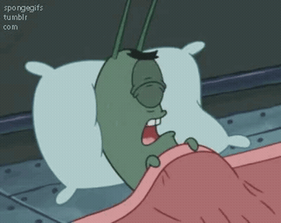 SpongeBob SquarePants Lying In Bed GIF