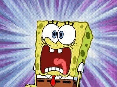SpongeBob SquarePants Mouth Wide Open GIF