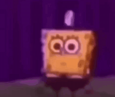 SpongeBob SquarePants On Purple Background GIF
