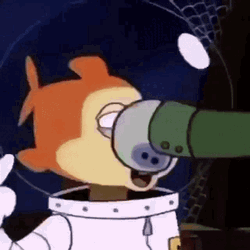 Spongebob Squarepants Sandy Cheeks Beaten Up Black Eye GIF