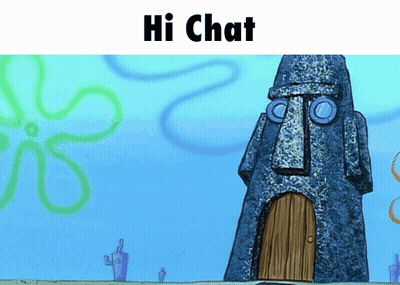 SpongeBob SquarePants Saying Hi Chat GIF