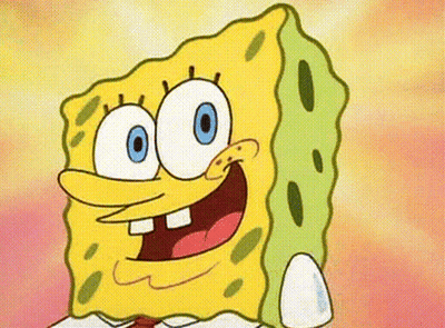 SpongeBob SquarePants Smiling GIF
