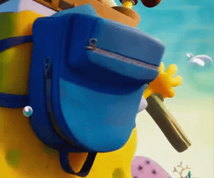 Spongebob Squarepants Spitting Water GIF