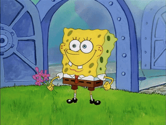 Spongebob Squarepants Spitting Water GIF