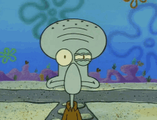SpongeBob SquarePants Squidward Twitch Eye GIF