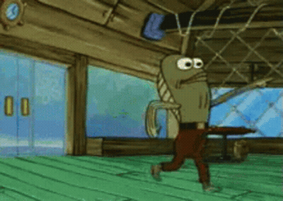 Spongebob Squarepants Standing GIF