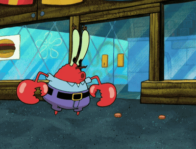 SpongeBob SquarePants Standing In Front Of Window GIF