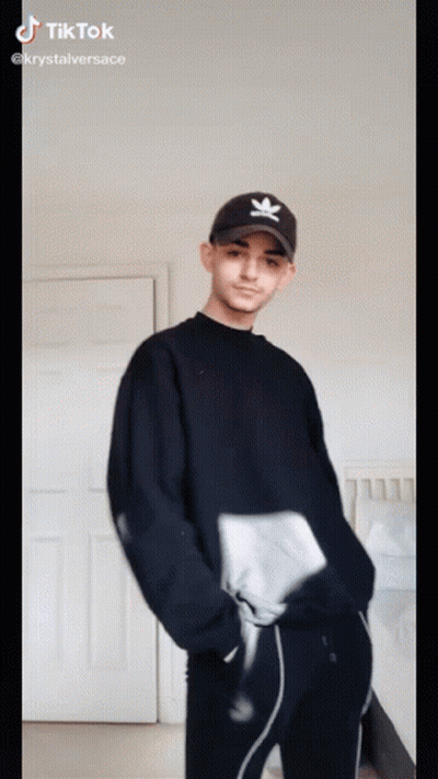 SpongeBob SquarePants Standing In Front Of Wooden Door GIF