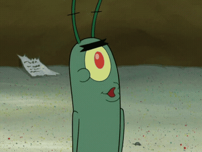 SpongeBob SquarePants Standing On Sandy Beach GIF