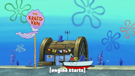 SpongeBob SquarePants Start Your Engines Fail GIF