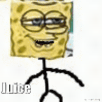Spongebob Squarepants Stick Figure GIF
