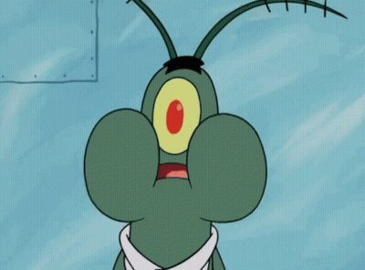 SpongeBob SquarePants Video Game On Black Screen GIF