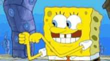 Spongebob Squarepants Wide Smile Thumbs Up Kid GIF