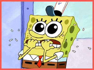 Spongebob Squarepants With Hat And Tie GIF