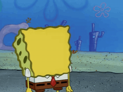 SpongeBob SquarePants With Mouth Open GIF