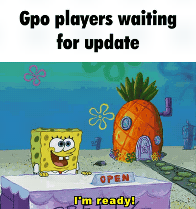 Spongebob Standing Next To Pineapple House Saying Open GIF