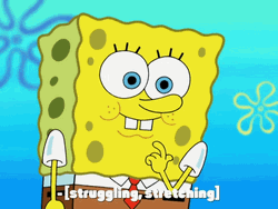 Spongebob Struggle Bus Stretching GIF