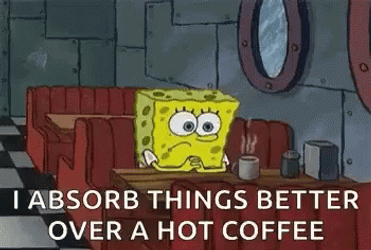 Spongebob Sunday Hot Coffee GIF