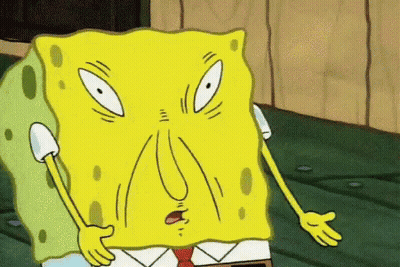 SpongeBob Surprised Face GIF