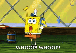 Spongebob Swaying To Music Whoop Whoop GIF