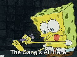 SpongeBob The Gang's All Here GIF