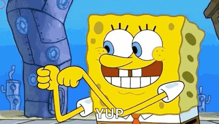 Spongebob Thumbsup GIF