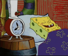 Spongebob Tired Sleeping Snoring Peaceful GIF