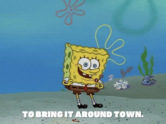 Spongebob To Bring It Around Town Dance GIF
