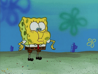 Spongebob Tongue Out Paper Bird In Mouth GIF
