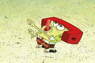 SpongeBob Wearing Red Letter G GIF