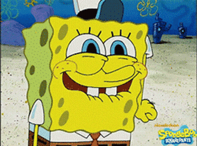 Spongebob Wearing Sailor Hat GIF