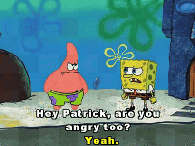 SpongeBob Wearing Sunglasses Waving GIF