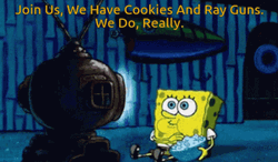 Spongebob Welcome To The Dark Side Join Us GIF