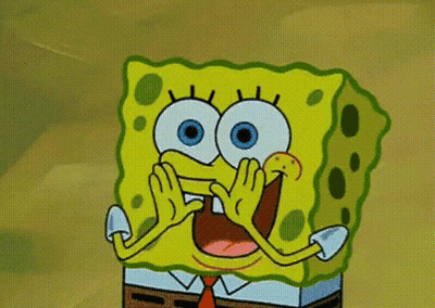 SpongeBob With Arms In The Air Unity GIF