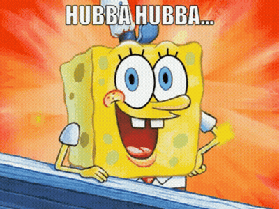 SpongeBob With Hubba Hubba GIF