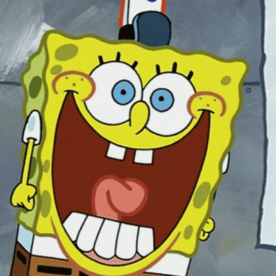 SpongeBob With Mouth Open GIF